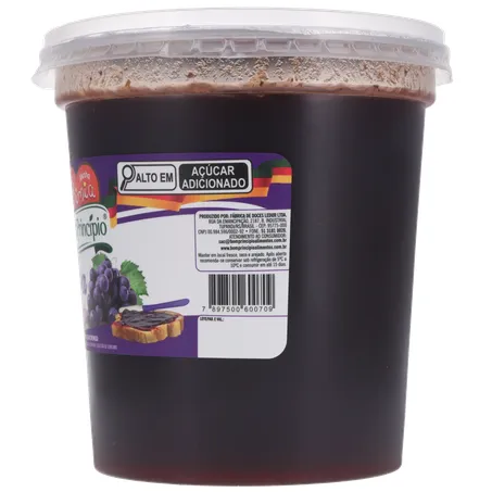 Doce fruta bom principio uva 1,01kg 360-7