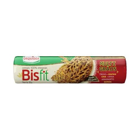 Biscoito Integral Multigrãos Orquídea Bisfit Pacote 135G