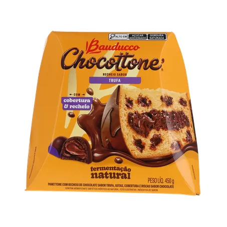 PANETTONE BAUDUCCO CHOCOTTONE TRUFA 500G