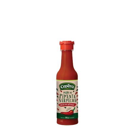 Molho de pimenta vermelha cepêra 150ml