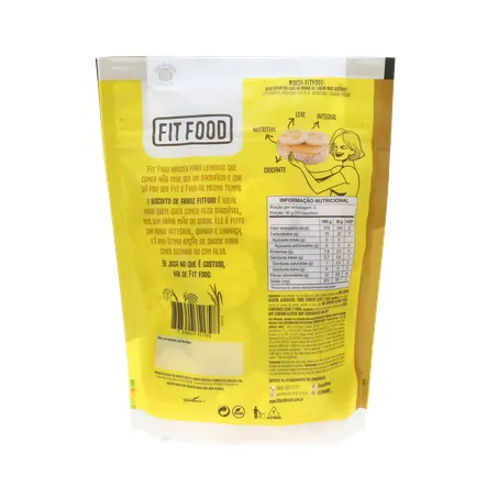 Biscoito de Arroz Fit Food Quinda Integrais e Linhaça Sachê 90gr 360-18