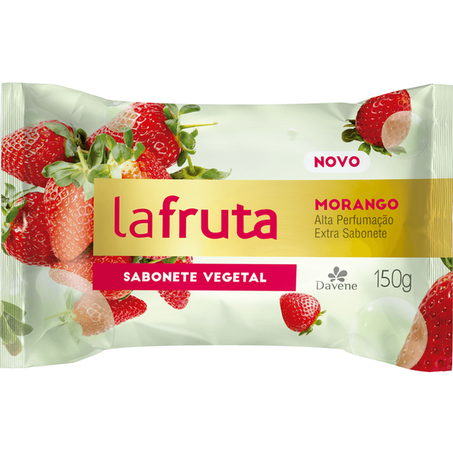 SABONETE DAVENE LA FRUTA MORANGO 150G