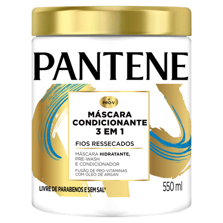 MÁSCARA CAPILAR PANTENE CONDICIONANTE 3 EM 1 POTE 550ML