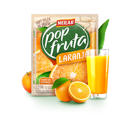 REFRESCO POP FRUTA NEILAR LARANJA 25G