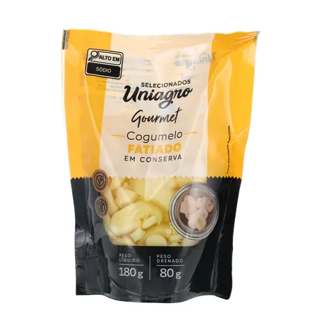 COGUMELO FATIADO UNIAGRO SACHET 80G 360-1