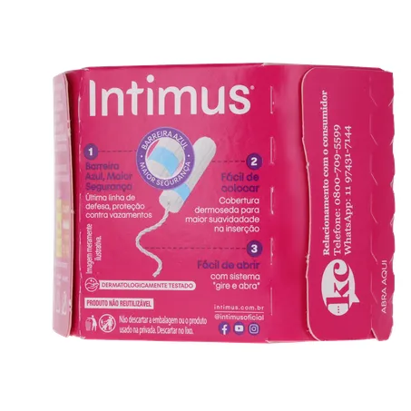 Absorvente Interno Intimus Mini C/ 8UN 360-20