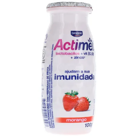 Leite Fermentado Parcialmente Desnatado de Morango Actimel 100G 360-34