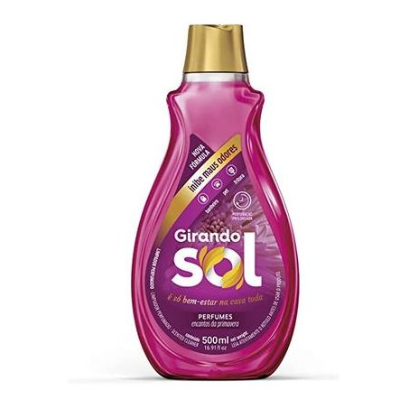 Limpador Perfumado Girando Sol Encantos Da Primavera Frasco 500ml 
 