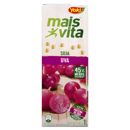 BEBIDA À BASE DE SOJA UVA YOKI MAIS VITA