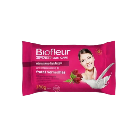 SABONETE FRUTAS VERMELAS BIOFLEUR 180 G           