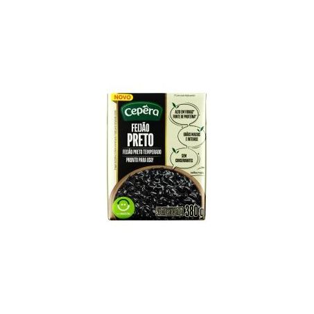 FEIJAO PRETO TEMPERADO CEPERA 380G