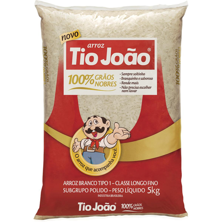Arroz Tio João 5kg - Branco