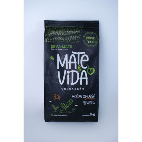 Erva mate moida grossa mate e vida 1kg