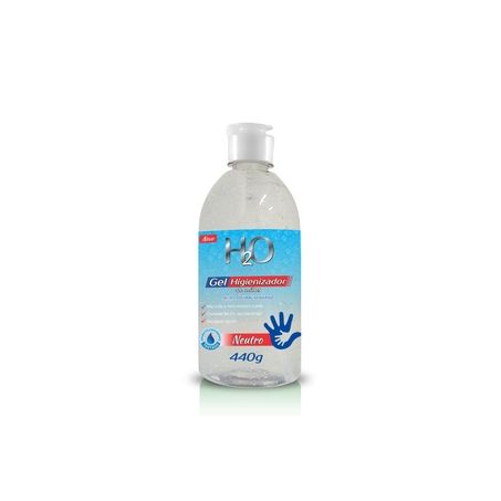 ÁLCOOL GEL 70% HIGIENIZADOR DE MÃOS H2O