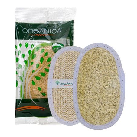 BUCHA ORGANICA ESPONJA OVAL PEQUENA