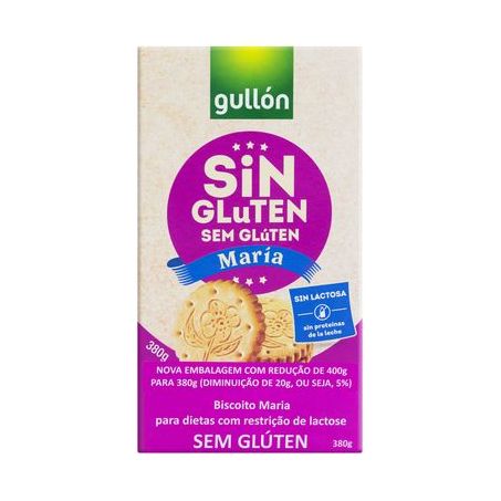 BISCOITO GULLON 380G GLUTEN FREE MARIA