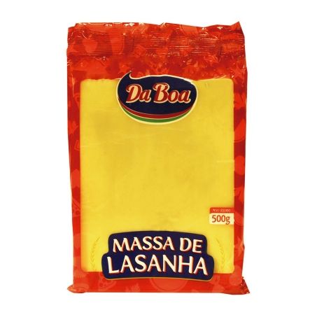 Massa Para Lasanha Da Boa Embalagem 500G