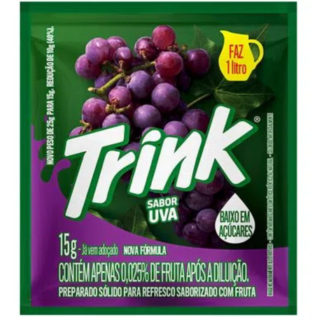 Refresco em po parati trink 15g uva