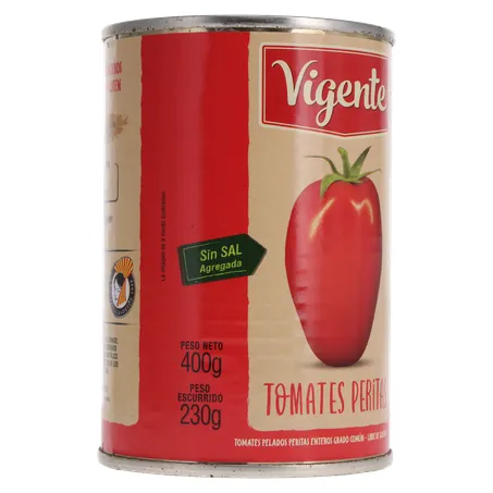 TOMATE PELADO IMPORTADO DA ARGENTINA VIGENTE LATA 230G 360-32