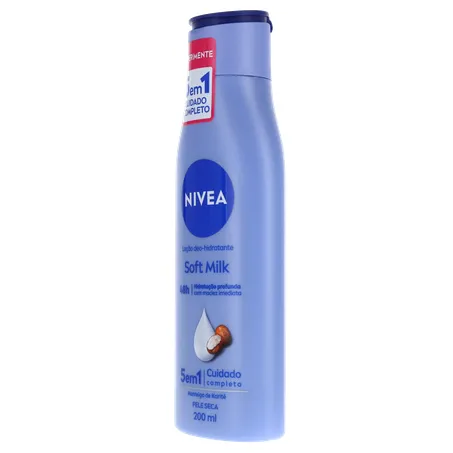 Hidratante Nivea Soft Milk 200ml 360-4