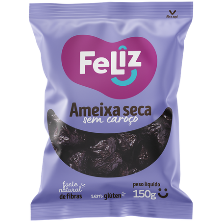 AMEIXA SECA COM CAROÇO FELIZ