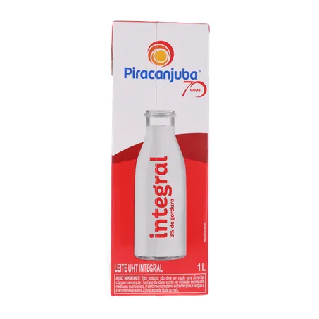 LEITE LONGA VIDA PIRACANJUBA INTEGRAL 1L 360-18
