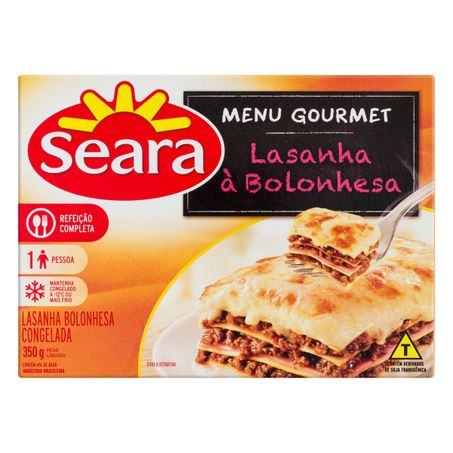 LASANHA BOLONHESA SEARA MENU GOURMET