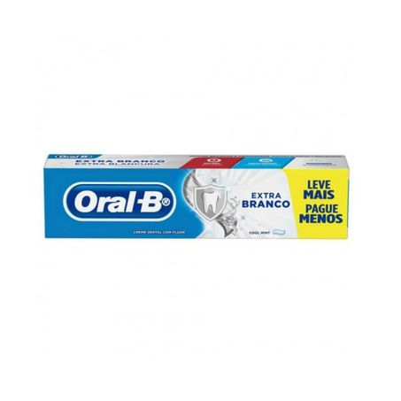 Creme dental oral-b extra branco 70g
