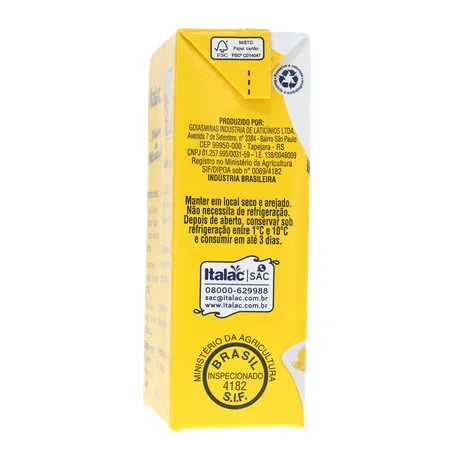 Mistura láctea condensada Italac soro de leite 395g
 360-26