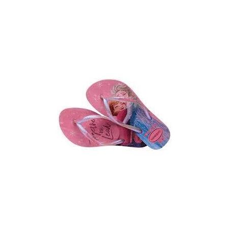 Sandália Havaianas Slim Princess Pink Lemon 31/32