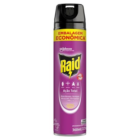 INSETICIDA AERO RAID ACAO TOTAL 360ML (117118)