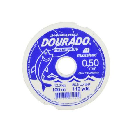 Linha de pesca dourado 100m x 0.50mm