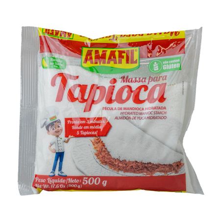 MASSA PARA TAPIOCA 500G AMAFIL