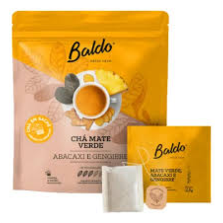 CHA MATE VERDE BALDO 25G ABACAXI E GENG
