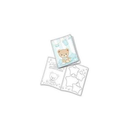 FESTCOLOR CONVITE BABY SHOWER URSINHO AZUL C/8    