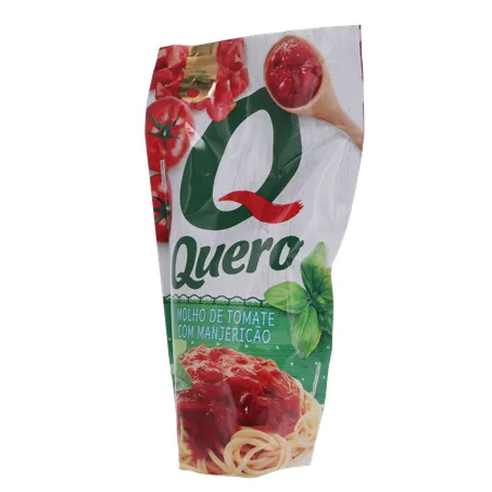 Molho de Tomate Quero com Manjericão Sachê 300gr 360-3