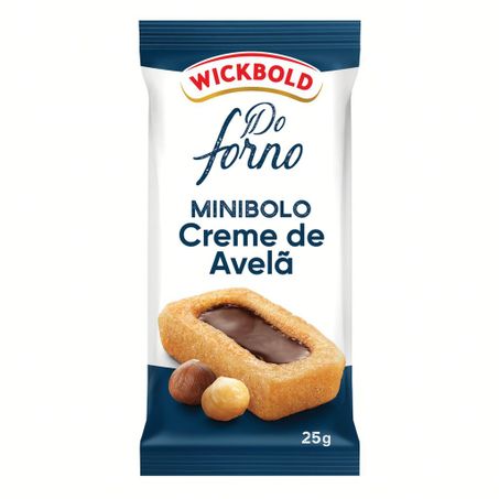 Minibolo Baunilha Recheio Creme de Avelã Wickbold Do Forno