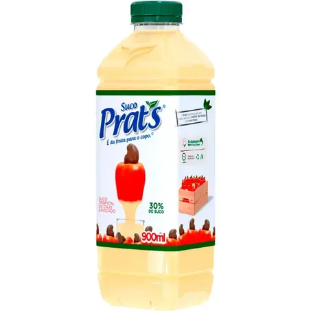 Suco prats 900ml tropical caju adoçado