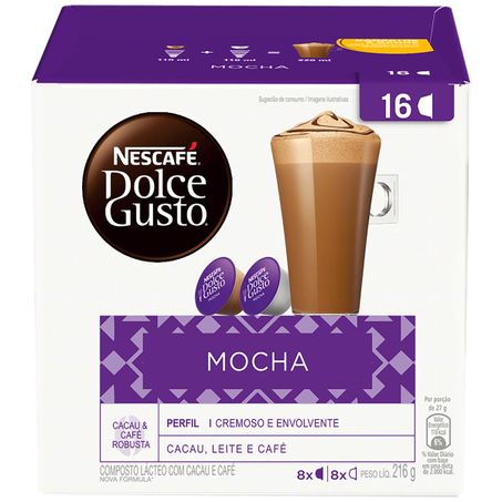 Composto Lácteo em Cápsula Mocha Nescafé Dolce Gusto