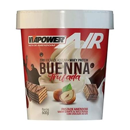 Pasta de amendoim buenna vitapower 600g