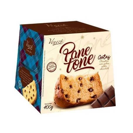 Panettone chocolate veneza cx 400g