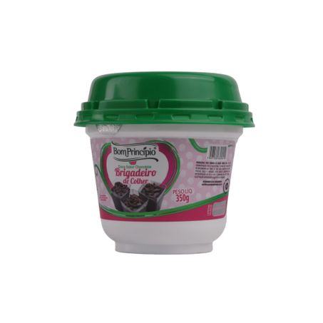 Doce Bom Princípio Sabor Chocolate Brigadeiro de Colher Pote 350gr 360-4