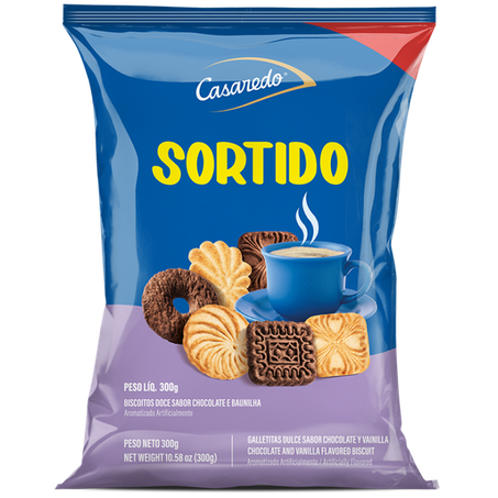 Biscoito casaredo 300gr sortido