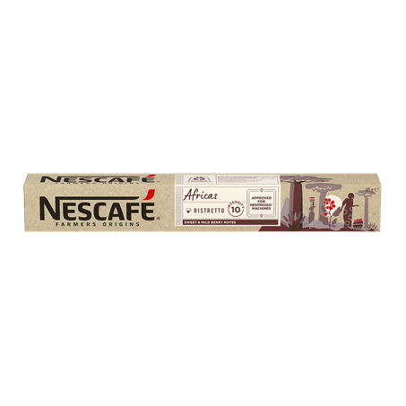 Cafe nescafe nfo 44g africas 10cap