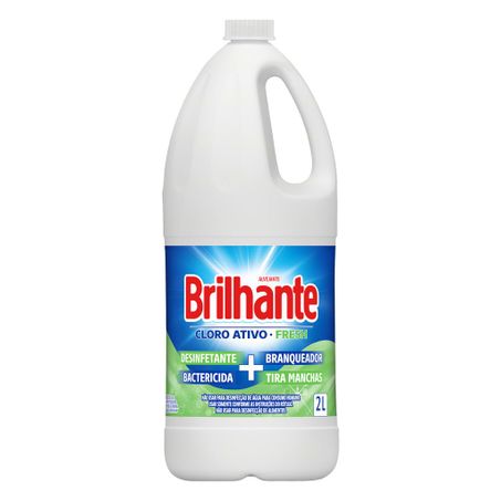 Alvejante brilhante fresh cloro ativo 2l