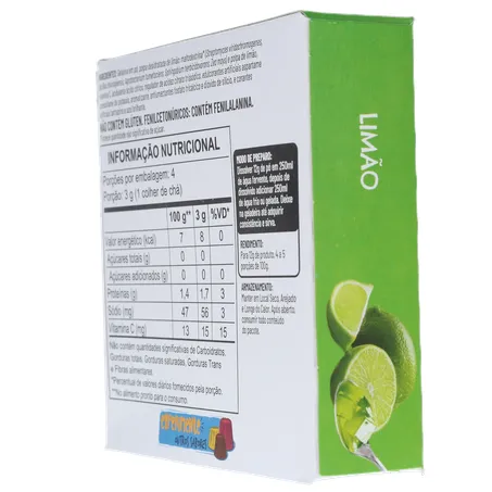 Gelatina apti limão zero açúcar 12g 360-24