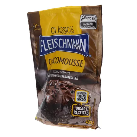 Mistura Para Bolo Cremoso Chocomousse Fleischmann Sachê 400G 360-4