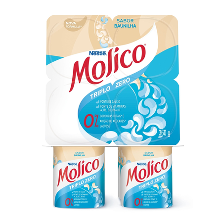 IOGURTE MOLICO BAUNILHA POLPA ZERO LAC 360G