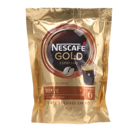 CAFÉ SOLUVEL NESCAFÉ GOLD ESPRESSO SUAVE SACHE 40G