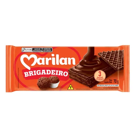 Wafer Marilan 70g Brigadeiro